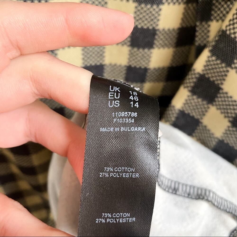 ASOS Checkered Maternity‎ 2-In-1 Cardigan Dress - Picture 6 of 7